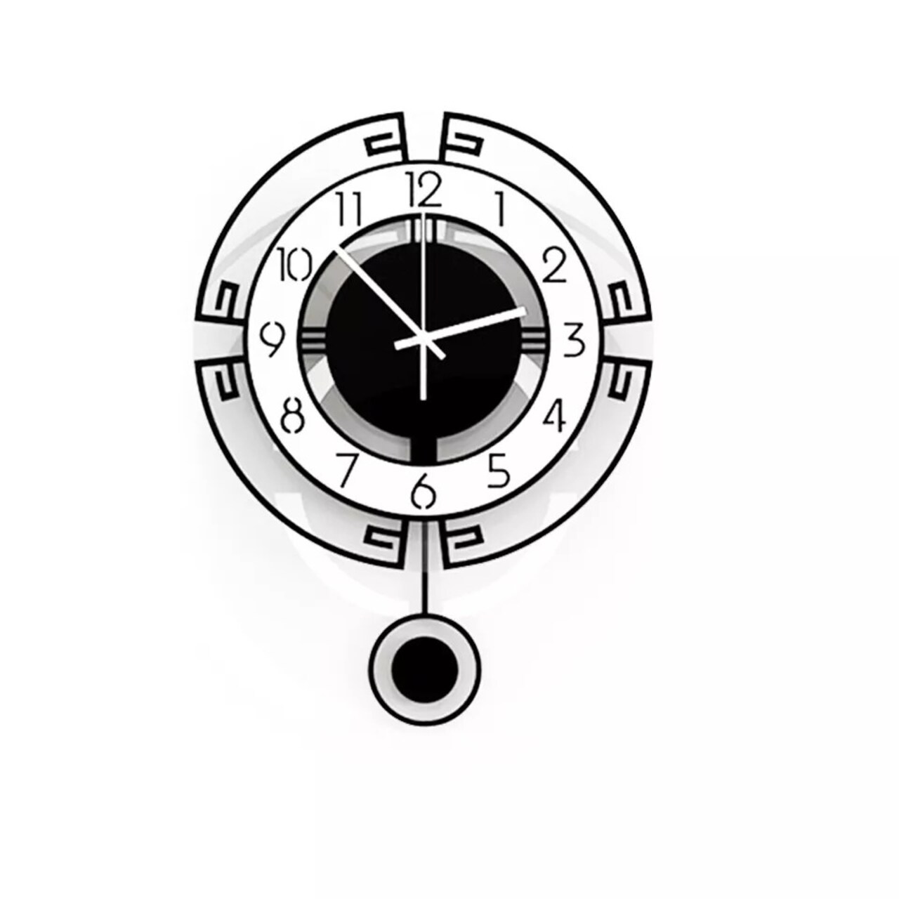 Modern Large Swing Wall Clock Nordic Living Room Silent Pendulum Wall Clock Home